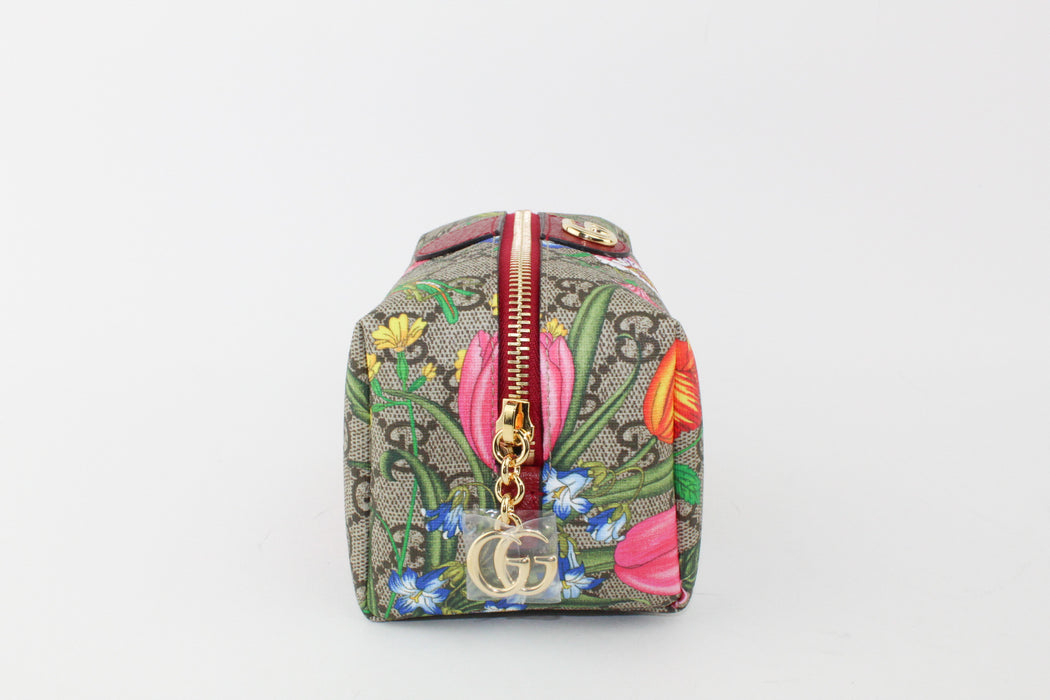 GUCCI OPHIDIA GG FLORA COSMETIC CASE