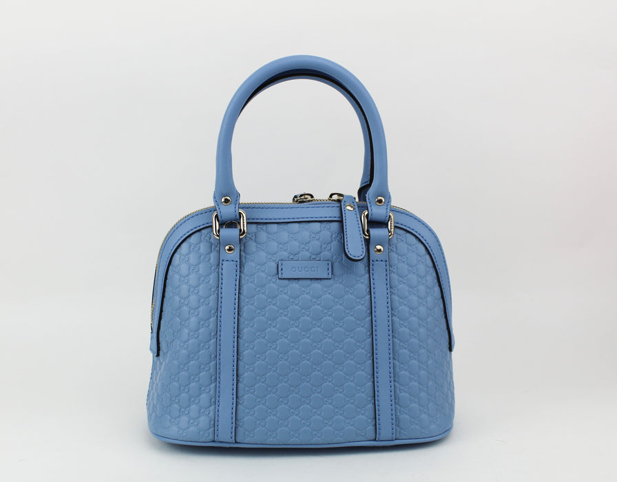 Gucci Micro Guccissima mini Dome bag blue