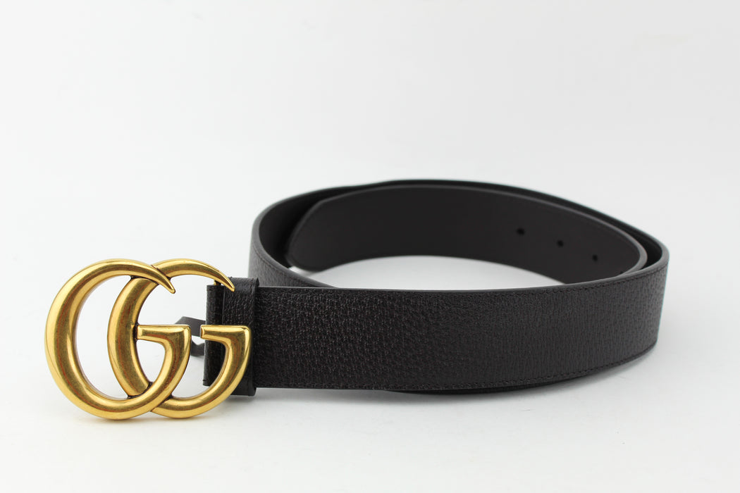Gucci Double G leather belt Size 90/36 in dark brown