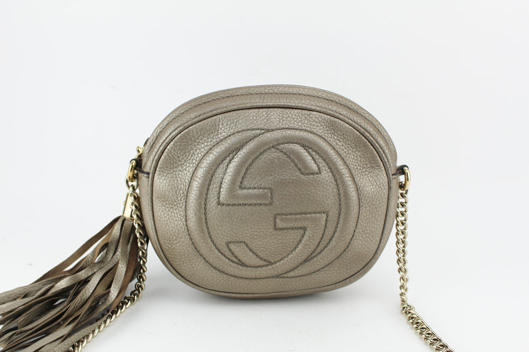 Gucci Soho Round Disco Leather bag