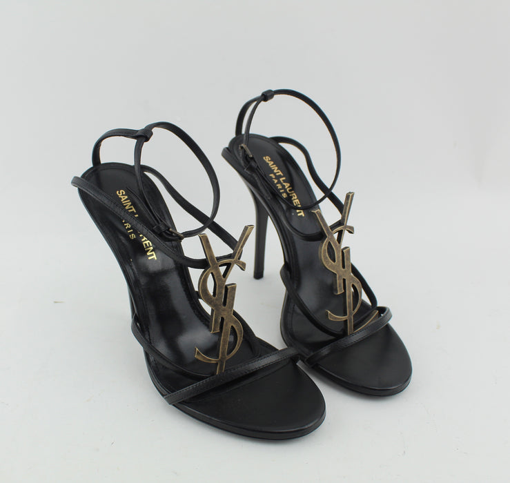 YSL CASSANDRA SANDALS SIZE 37 - LuxurySnob