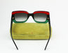 Gucci Red and Green Glitter Sunglasses