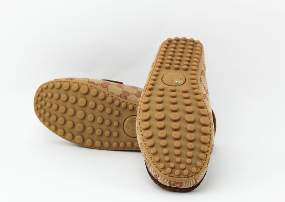 Gucci Monogram GG Suede Loafers