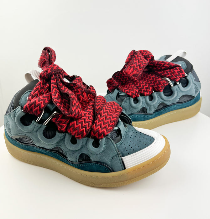 Lanvin Leather Curb Sneaker