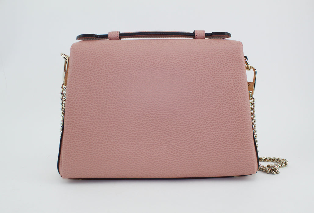 GUCCI DOLLAR CALFSKIN INTERLOCKING G TOP HANDLE SHOULDER BAG