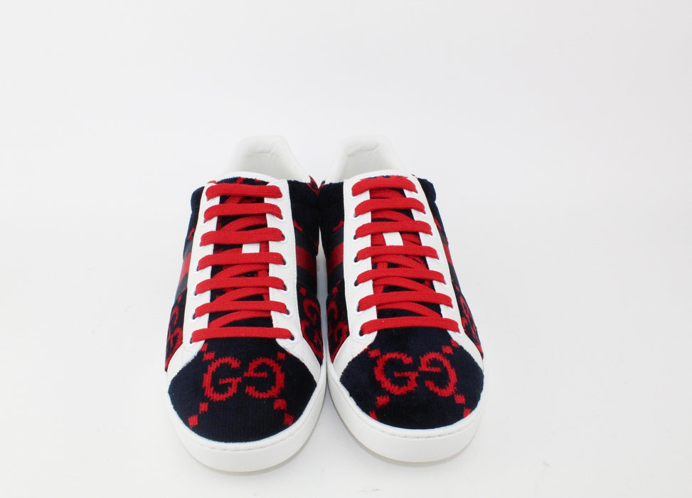 GUCCI ACE VELVET GG SNEAKERS