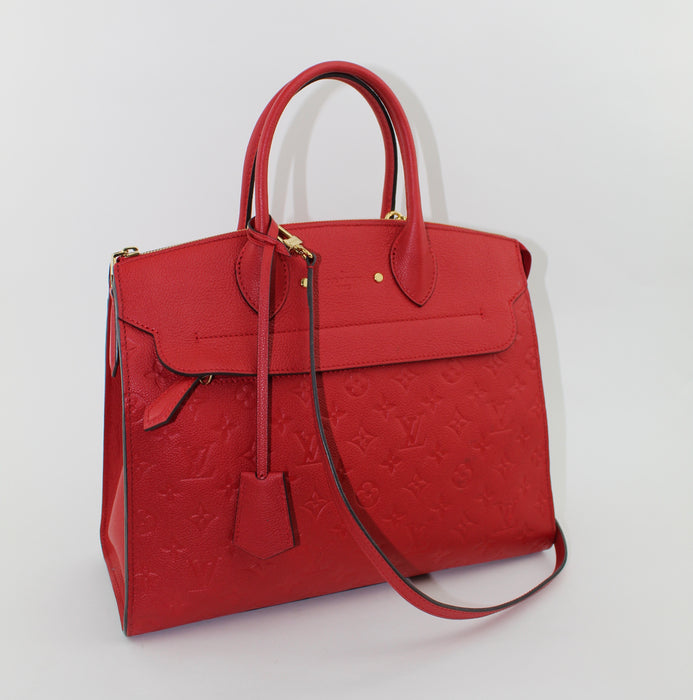 LOUIS VUITTON EMPREINTE PONT NEUF GM CERISE