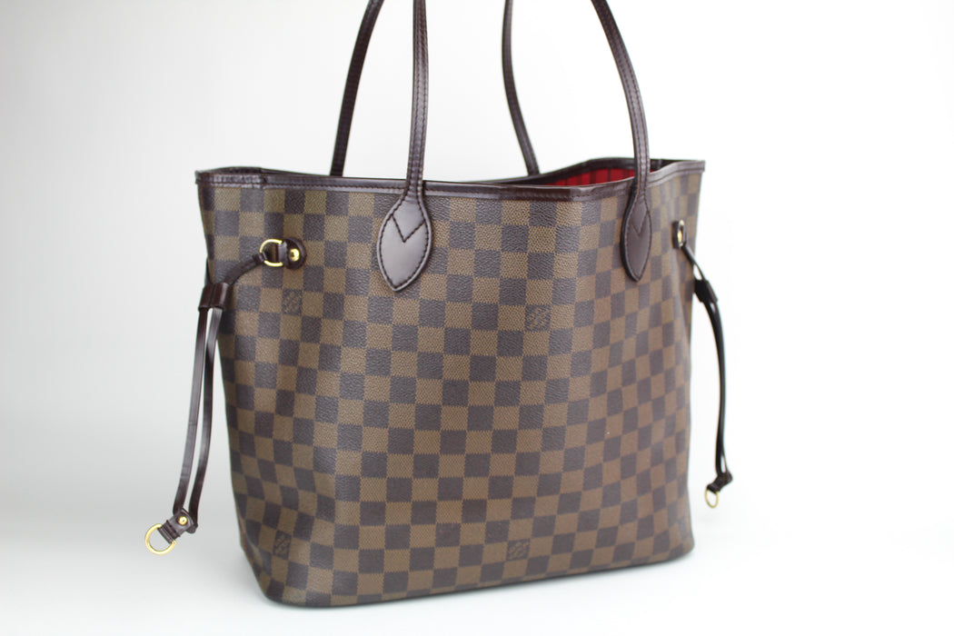 LOUIS VUITTON NEVERFULL MM DAMIER EBENE