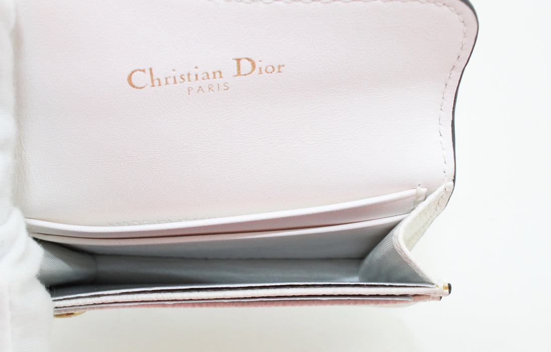 DIOR SADDLE FLAP CARD HOLDER