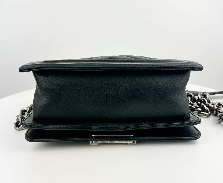 Chanel Chevron Small Boy Bag