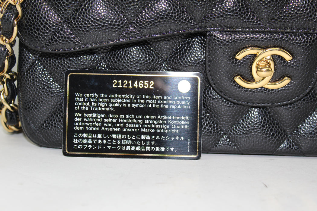 CHANEL CAVIAR DOUBLE FLAP MEDIUM BAG - LuxurySnob