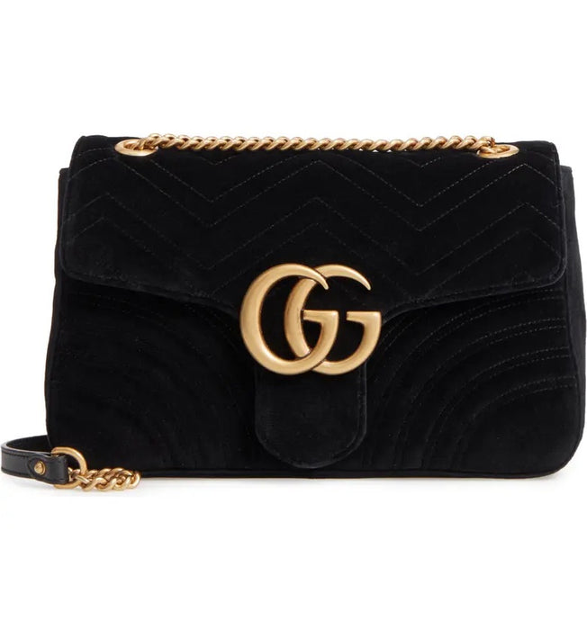 Gucci Marmont Medium Velvet shoulder Bag