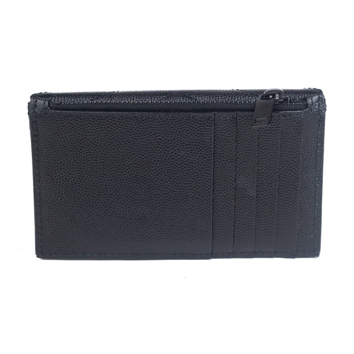 Saint Laurent Cassandre Matelasse Zipped Card Case