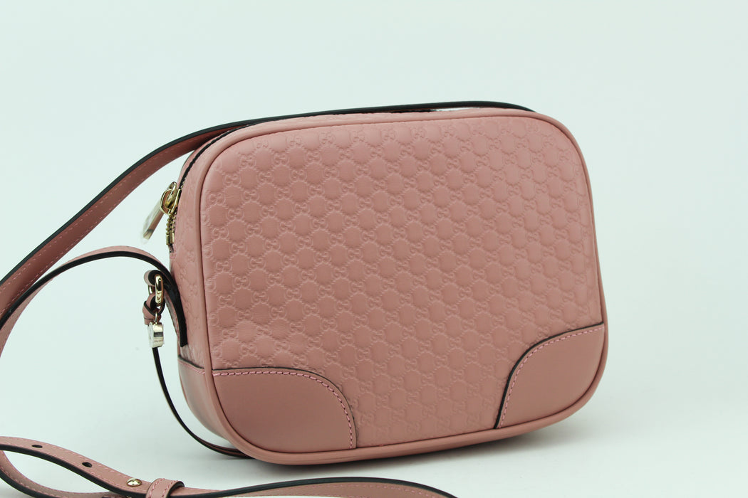 Gucci GG Supreme Canvas Bree Crossbody pink