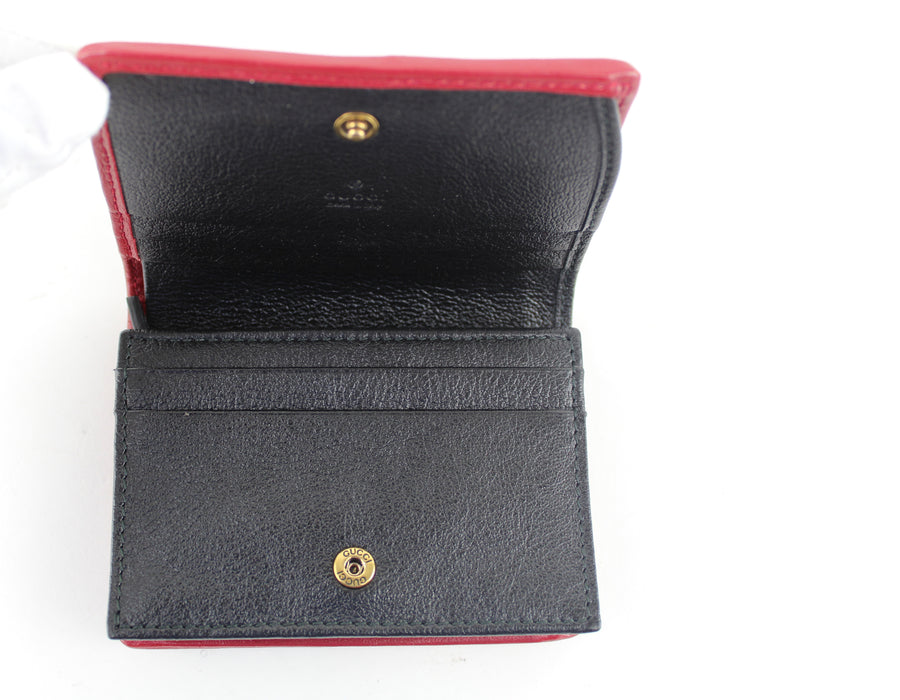 Gucci Vintage Effect Calfskin Matelasse Wallet