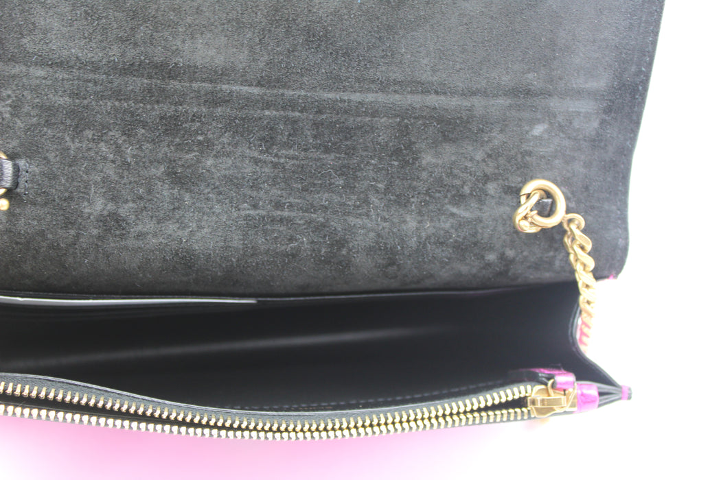 Saint Laurent Metallic Small Kate Tassel Chain Bag