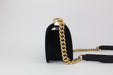 CHANEL SMALL BOY VELVET BLACK / GOLD