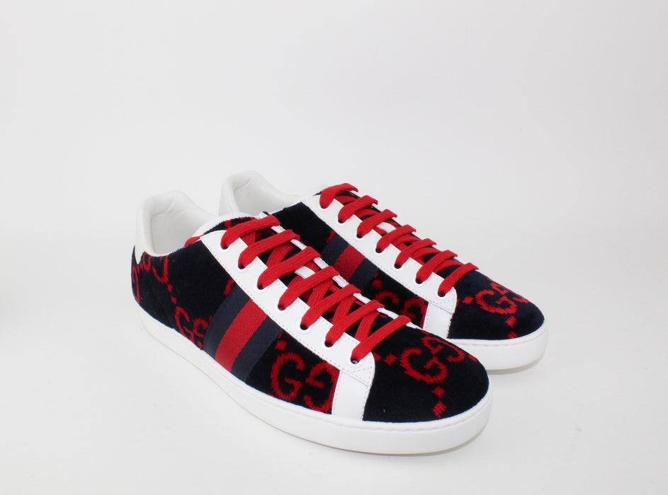 GUCCI ACE VELVET GG SNEAKERS