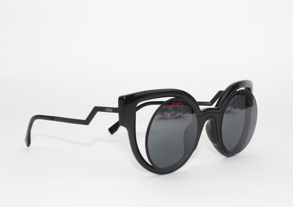 Fendi black cat eye sunglasses