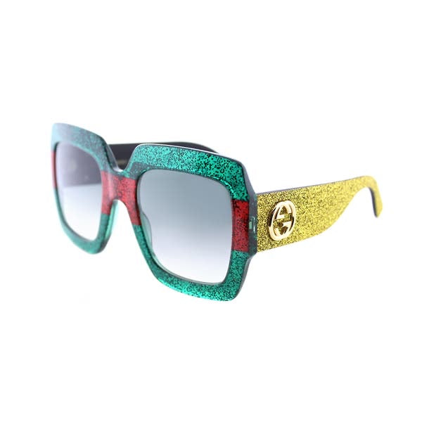 Gucci Glitter Square Sunglasses