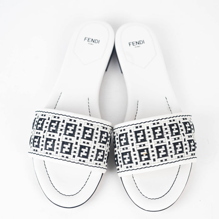 Fendi FF Interlace Sandals