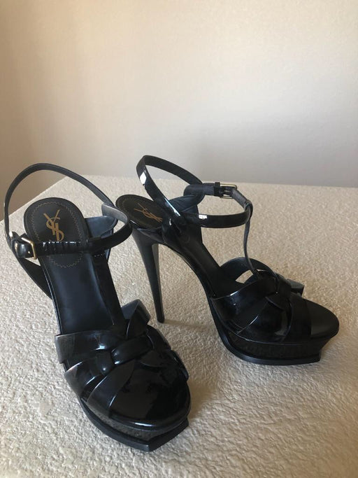 SAINT LAURENT TRIBUTE SANDALS SIZE 41.5 - LuxurySnob