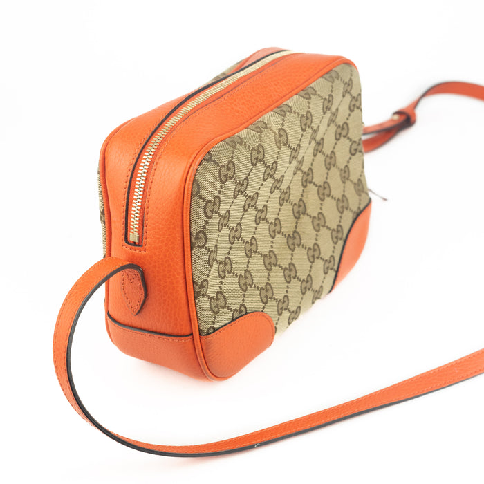 Gucci GG Canvas Bree Bag in orange