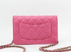 Chanel Wallet on Chain pink
