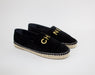 CHANEL VELVET ESPADRILLES SIZE 39 