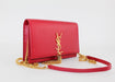 Saint Laurent Monogram Kate Tassel Chain Bag Red