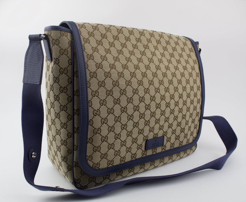 GUCCI GG CANVAS DIAPER BAG