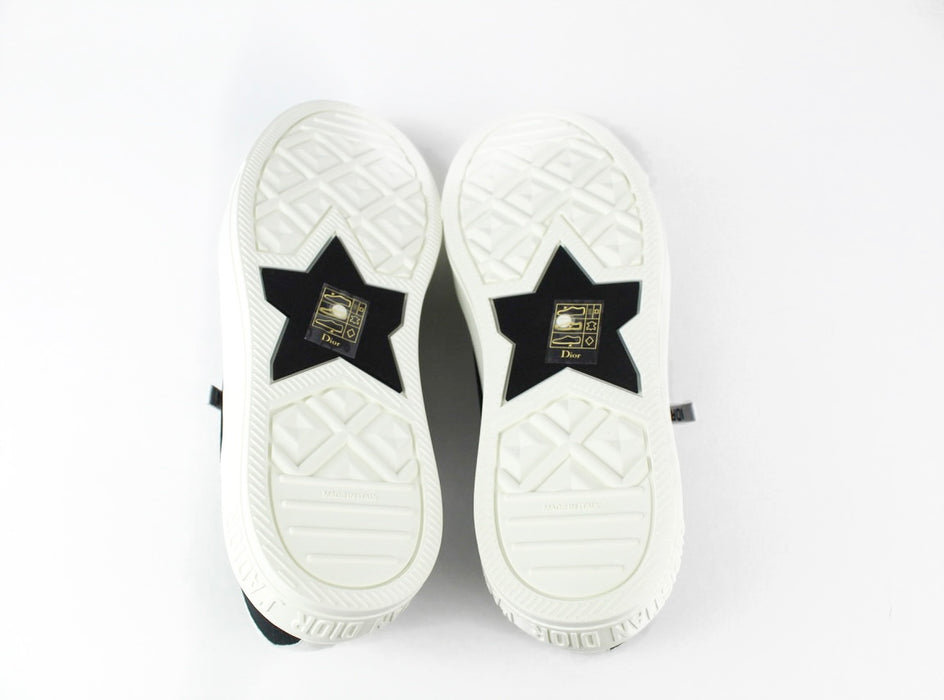 Dior Walk 'N' Dior Black Cotton Canvas Sneakers
