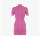 Fendi X Skims Zip Up Dress in Monogram Purple