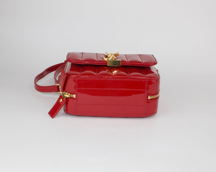 SAINT LAURENT VICKY TOY CAMERA BAG RED