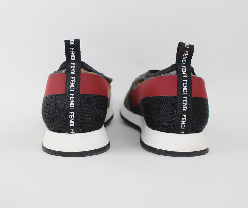 FENDI RUNWAY MESH FF TRAINER SNEAKERS SIZE 39 - LuxurySnob
