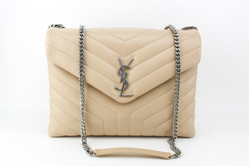 Saint Laurent Medium Loulou Nude bag