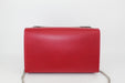 Saint Laurent Red Leather Medium Kate YSL Tassel Chain Bag