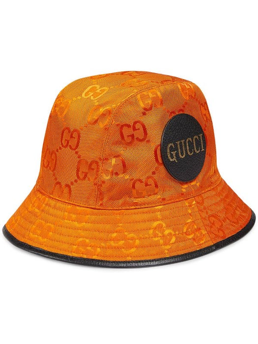 Gucci Orange off the grid GG Bucket Hat