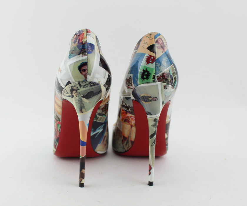 CHRISTIAN LOUBOUTIN SO KATE 120 PATENT COLLAGE SIZE 40 - LuxurySnob