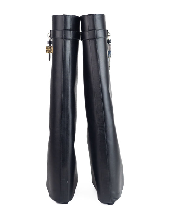 Givenchy Shark Lock Pant Boots in Leather