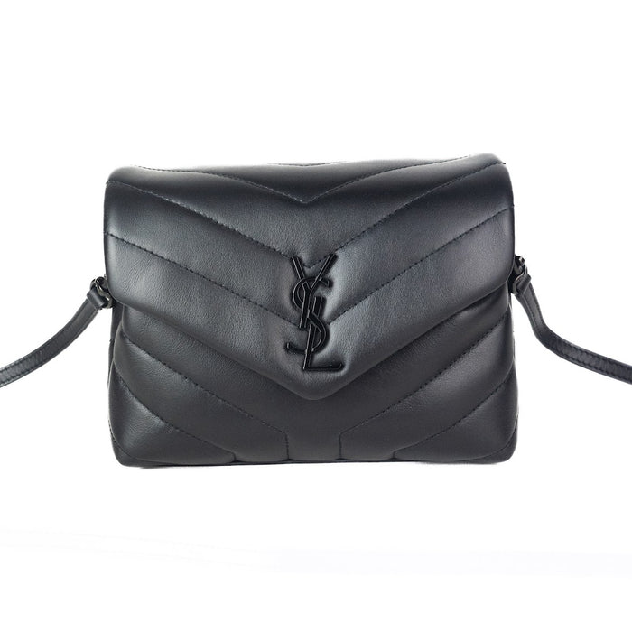 Saint Laurent Loulou Toy Bag in All Black