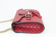 Gucci Emily Guccissima Mini Chain Shoulder Bag red