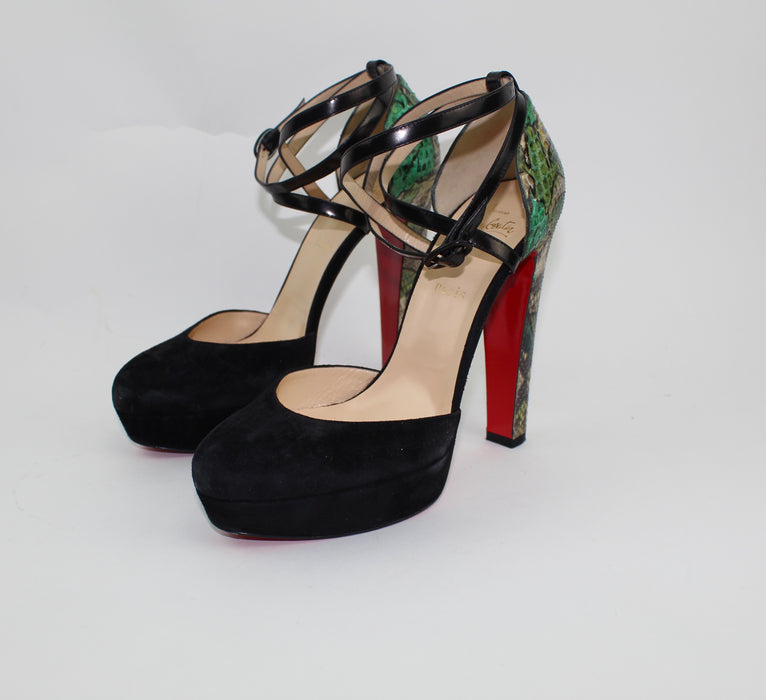 CHRISTIAN LOUBOUTIN LA FAVORITA 140mm PLATFORM PUMP - LuxurySnob