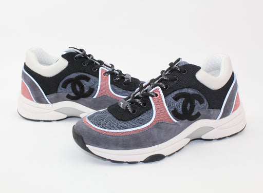 Chanel Suede and Calfskin Sneakers