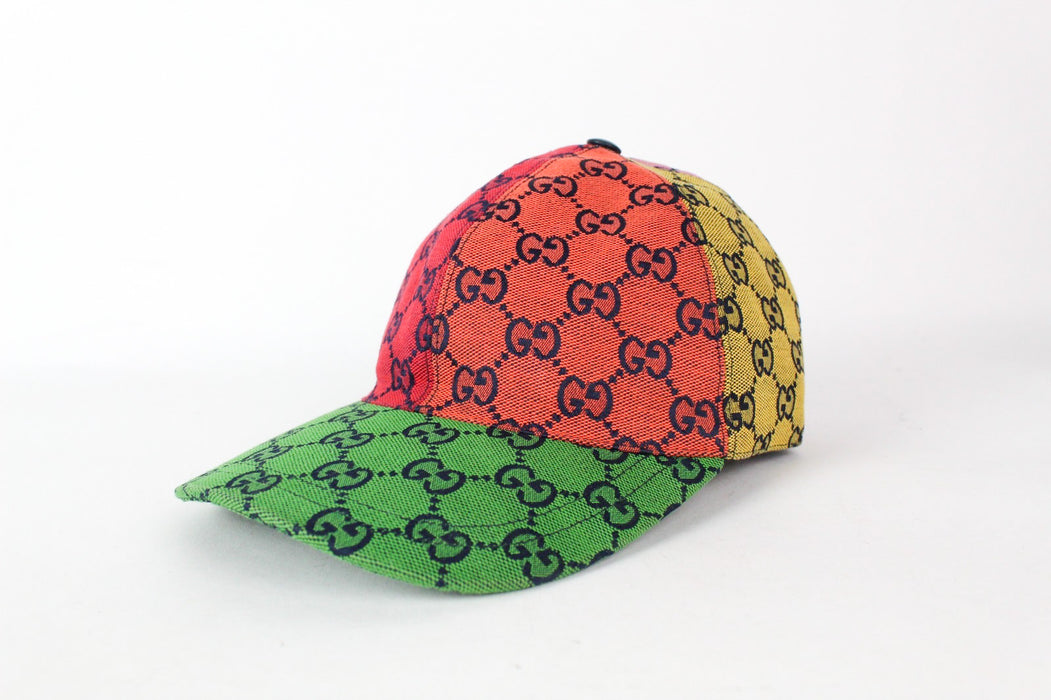 Gucci GG Multicolor Canvas Baseball Hat