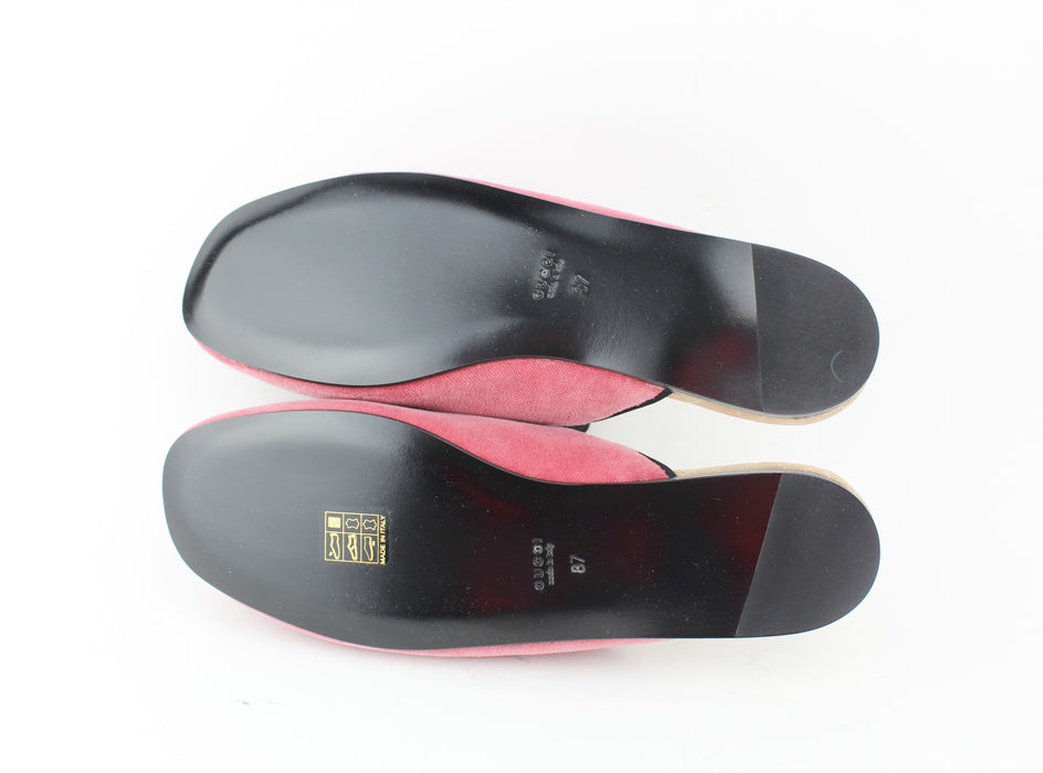 Gucci Lawrence Velvet Snake Mules