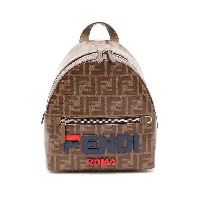Fendi FF Glazed Fabric Mini Backpack