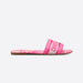 Dior Dway Slides in Fuschia