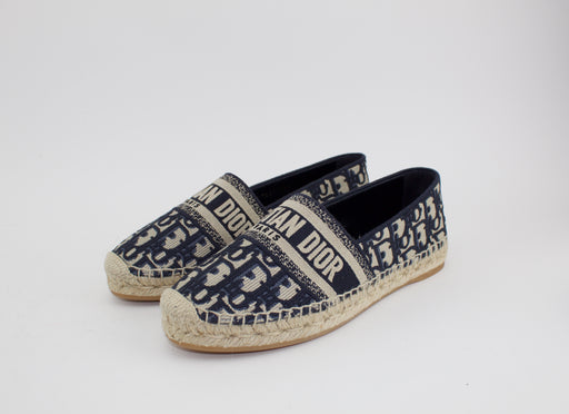 CHRISTIAN DIOR GRANVILLE ESPADRILLE SIZE 38.5 