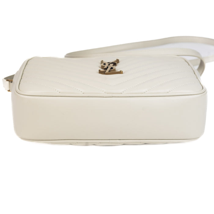 Saint Laurent Lou Camera Bag in Blanc